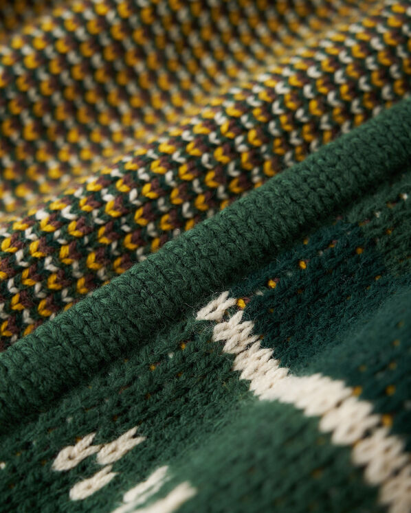 Kids Cabin Shawl Fair Isle Cardigan