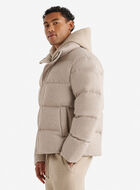 Roots Down Puffer Wool Jacket
