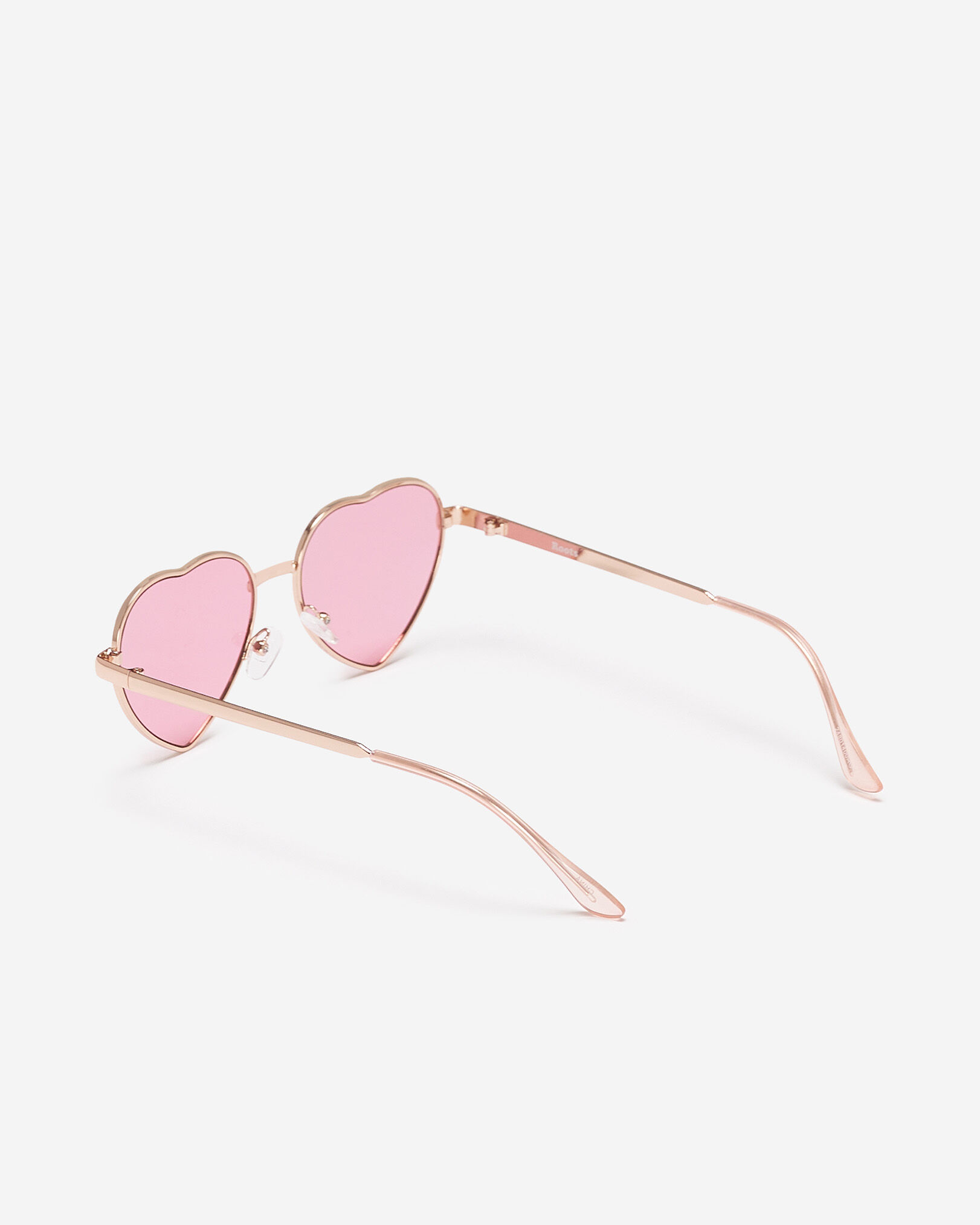 Lunettes de soleil en forme de cœur en métal pour enfants