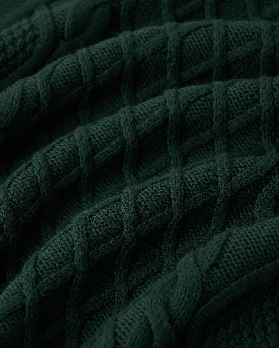 Chandail &agrave; col rond en tricot torsad&eacute; Cabane