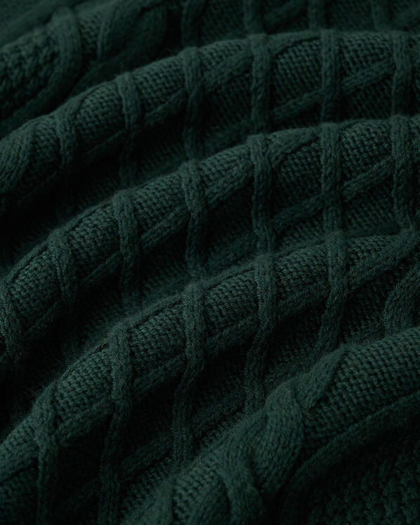 Chandail &agrave; col rond en tricot torsad&eacute; Cabane