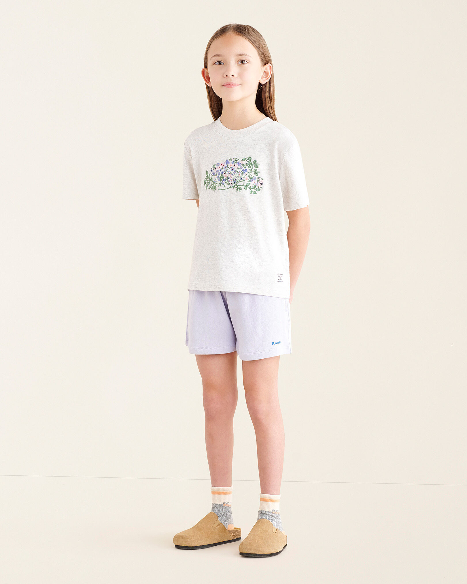 Girl white shorts sales