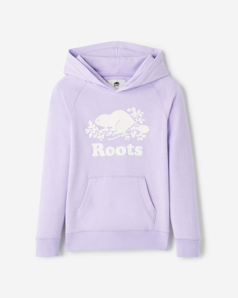 Chandail kangourou original &agrave; capuchon en jersey bouclette en coton bio pour enfants