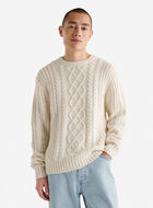 Lodge Cabled Crew Sweater