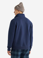 Plaid Applique Half Zip