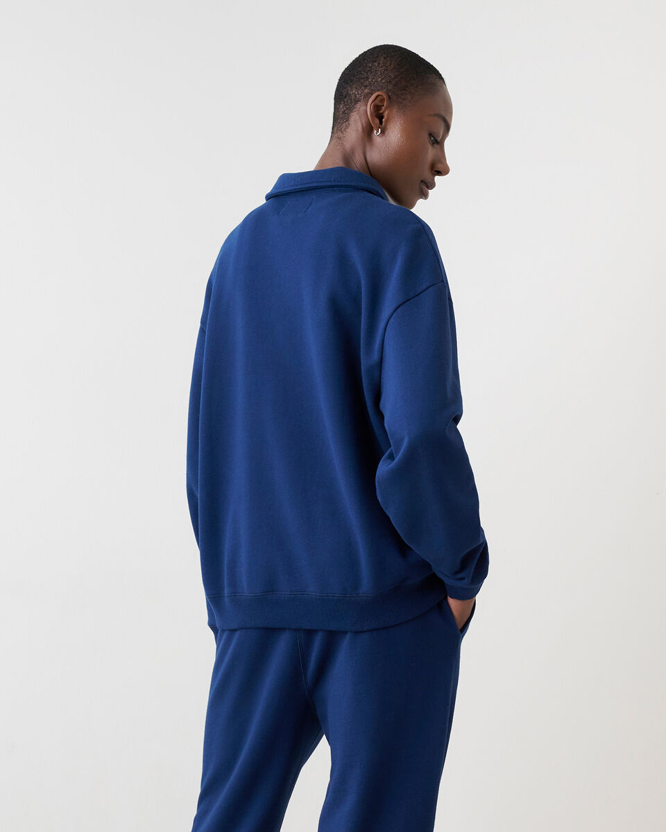 Organic Cooper Relaxed Polo Sweatshirt