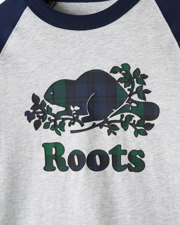 Kids Plaid Baseball T-Shirt Kids Plaid Baseball T-Shirt