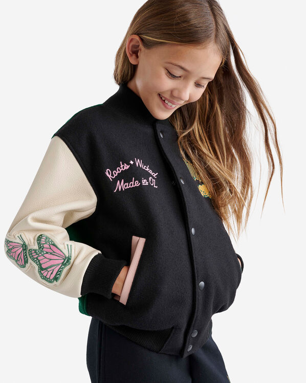 Kids Roots X Wicked Varsity Jacket