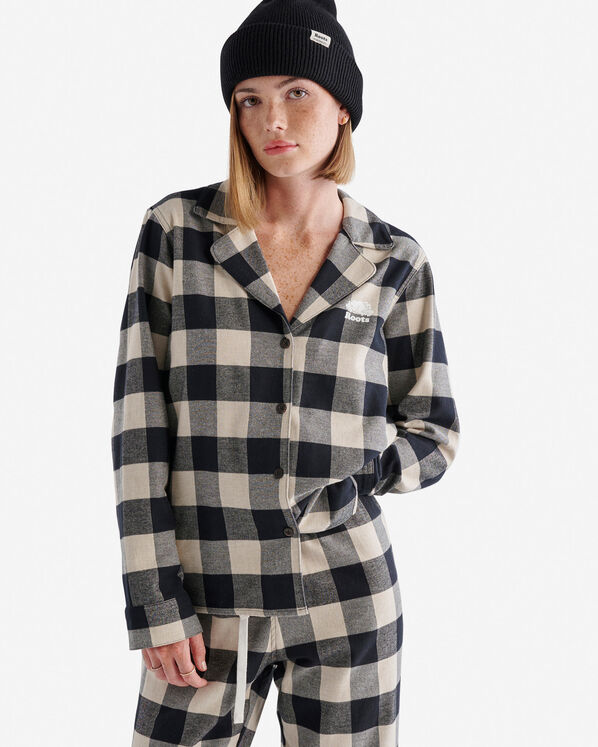 Womens Park Plaid Pajama Set