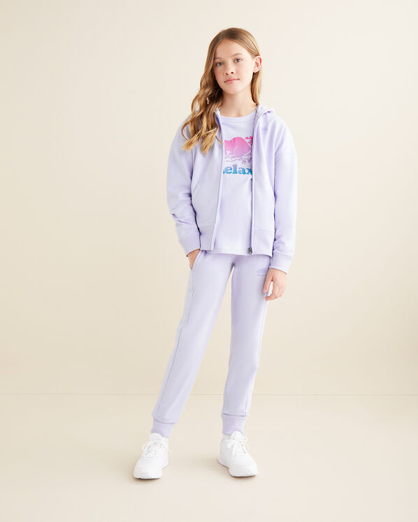 Chandail à capuchon à glissière douillet sport pour enfants