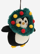 Wreath Penguin Ornament