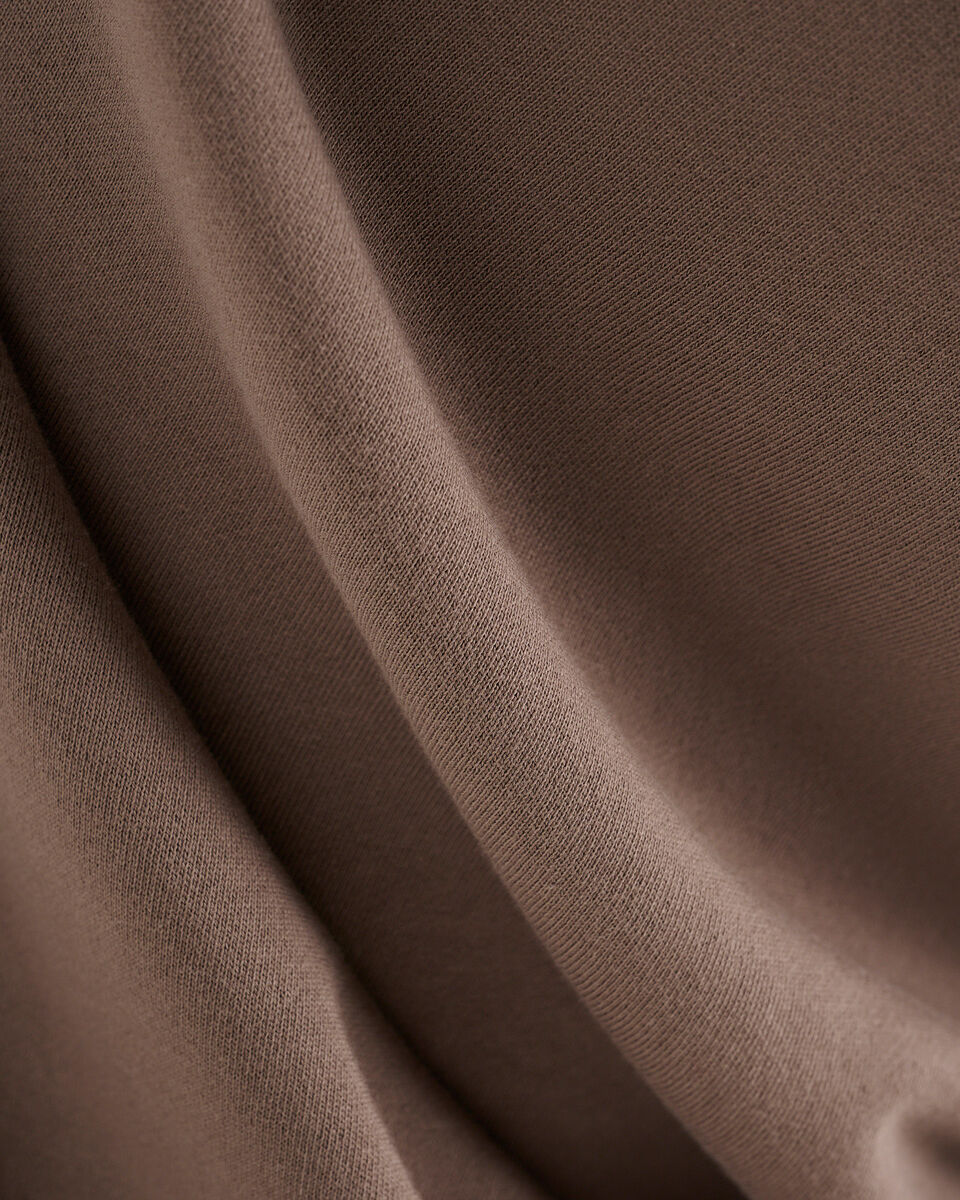 Chandail &agrave; col &agrave; glissi&egrave;re d&eacute;contract&eacute; en coton bio Cooper