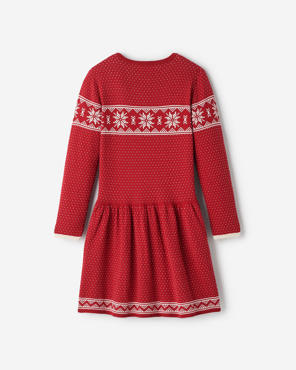 Girls Cabin Fair Isle Sweater Dress