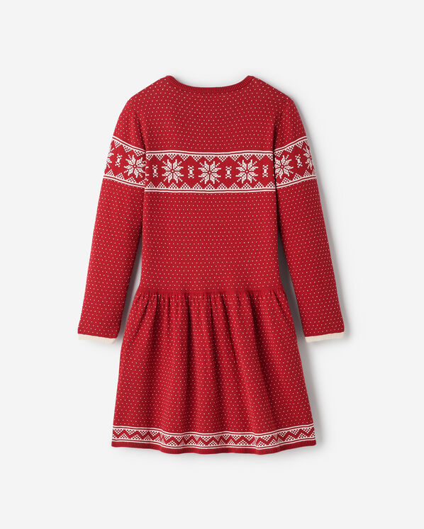 Girls Cabin Fair Isle Sweater Dress