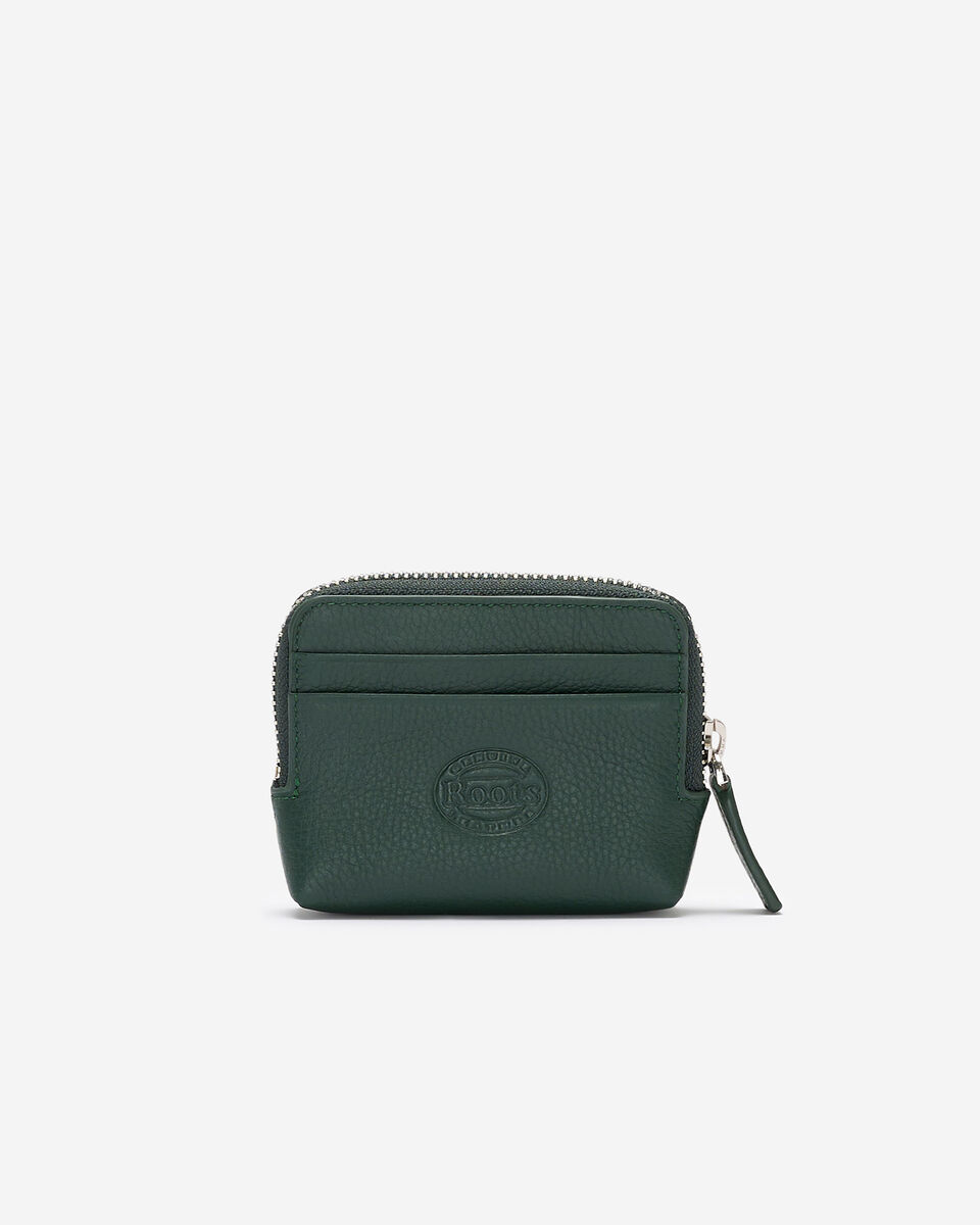 Pochette &agrave; glissi&egrave;re pour cartes en cuir Cervino