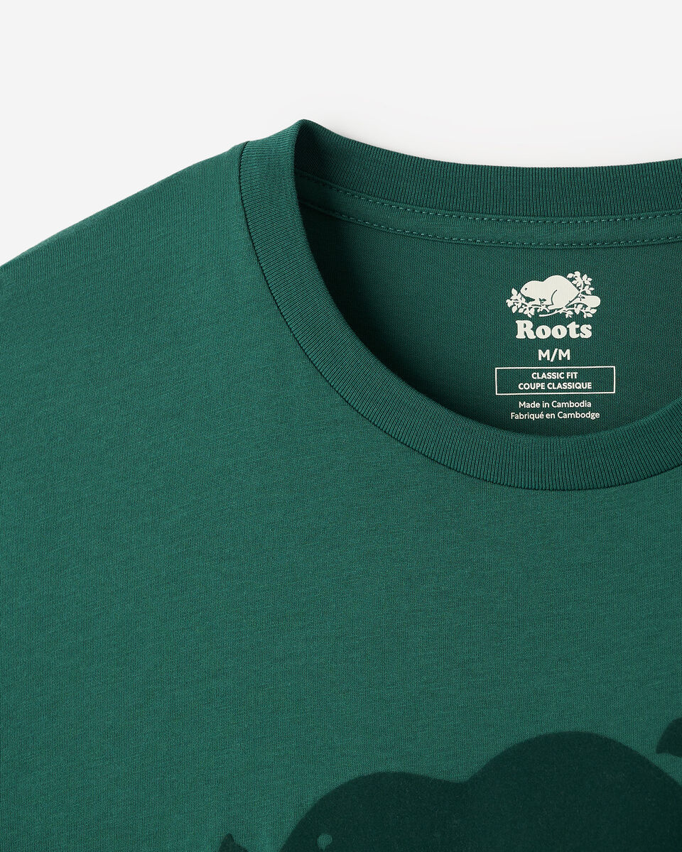 T-shirt en coton biologique Castor Cooper pour homme