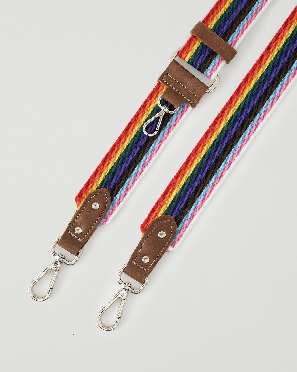 Rainbow Webbing Strap, Leather Accessories