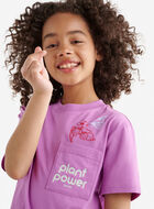 T-shirt décontracté à poche pour enfants