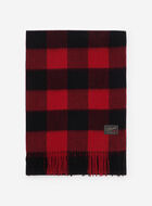 &Eacute;charpe en laine &agrave; carreaux