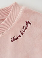Robe cocon en velours pour filles