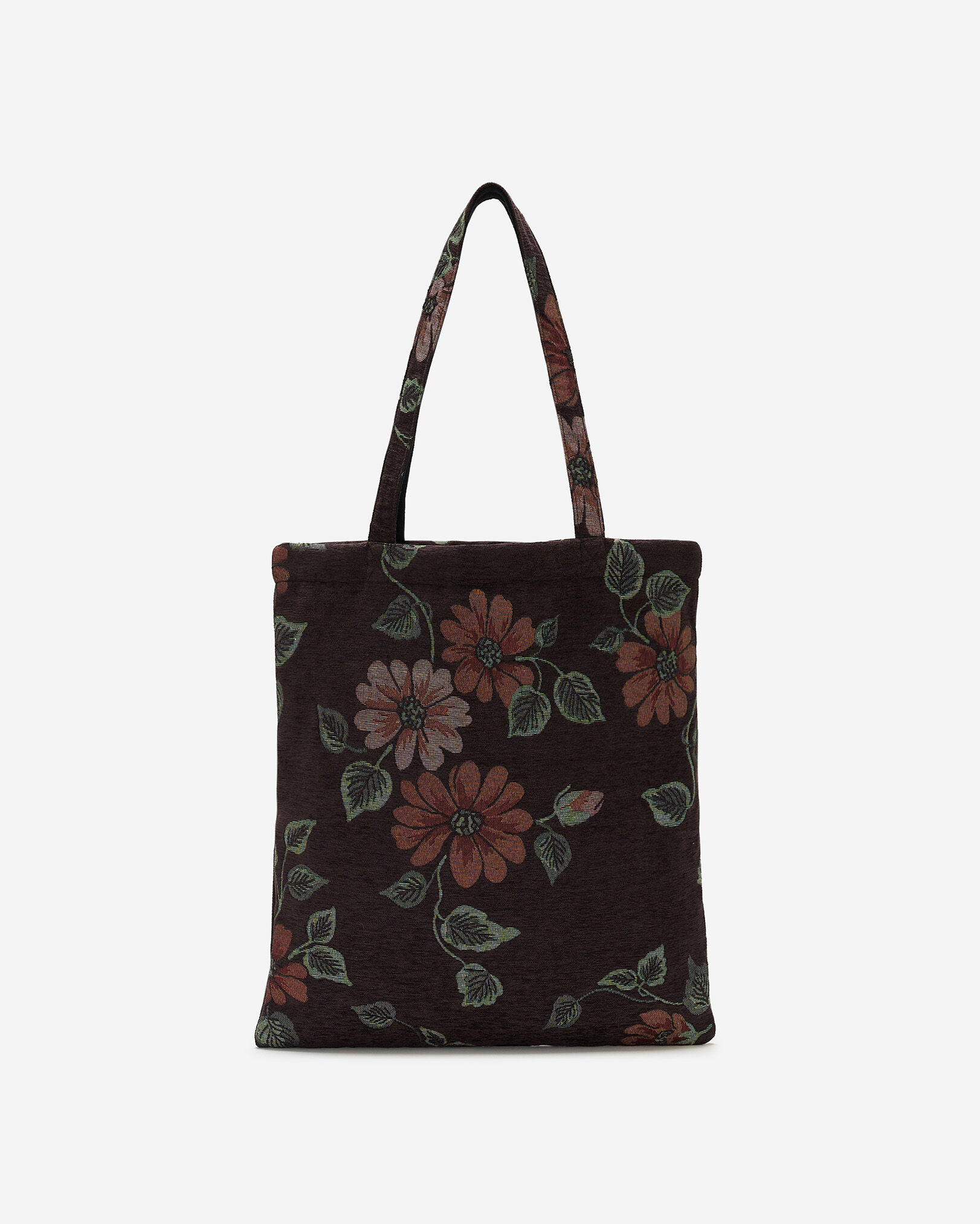 Floral Jacquard Tote