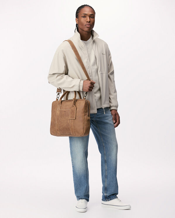 Sac &agrave; ordinateur Wellington en cuir Tribe