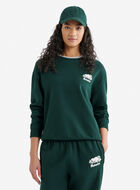 Chandail &agrave; col rond d&eacute;contract&eacute; en coton bio Cooper 