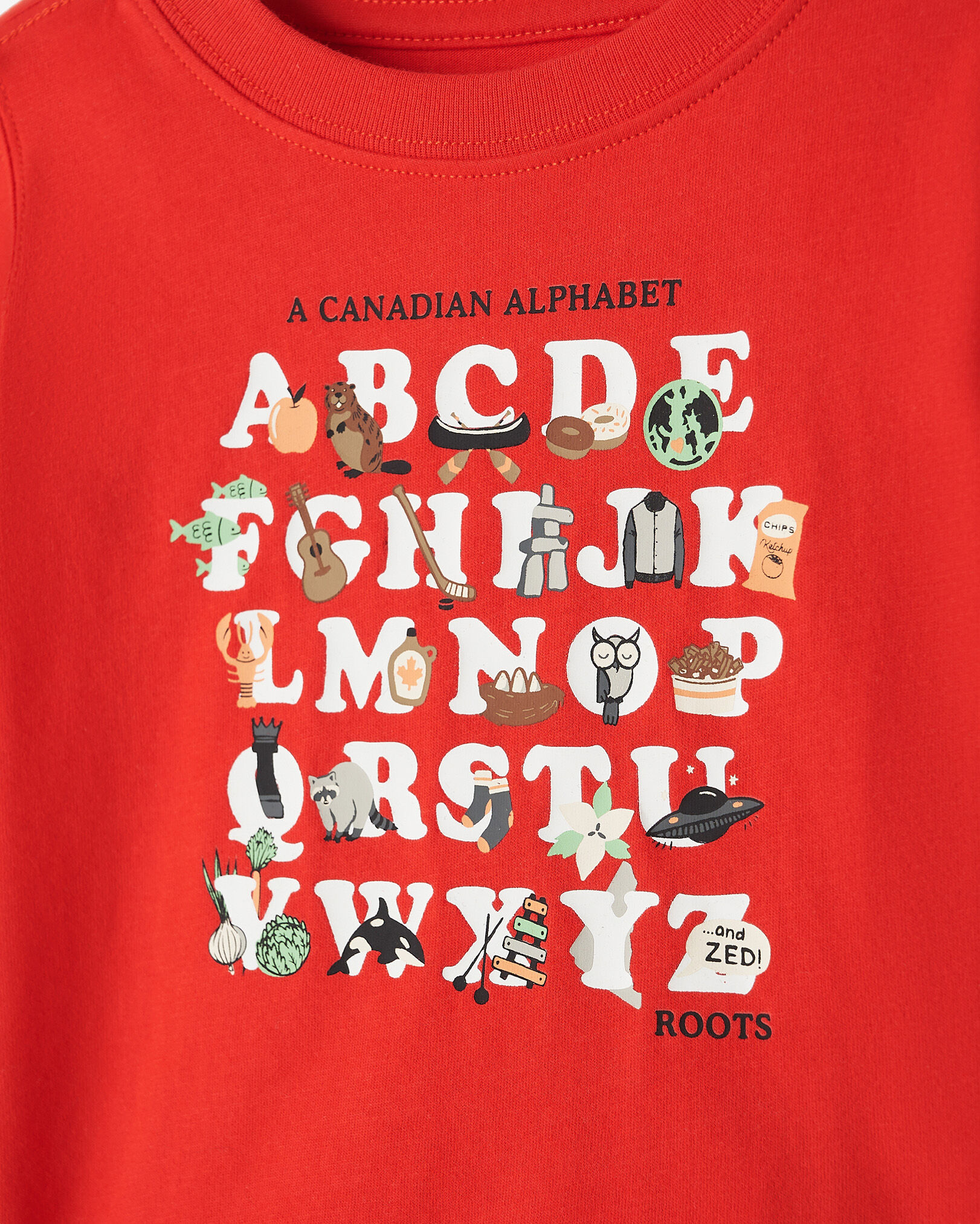 T-shirt ABC du Canada pour bébés