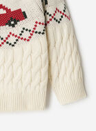 Baby Holiday Cable Sweater Crew