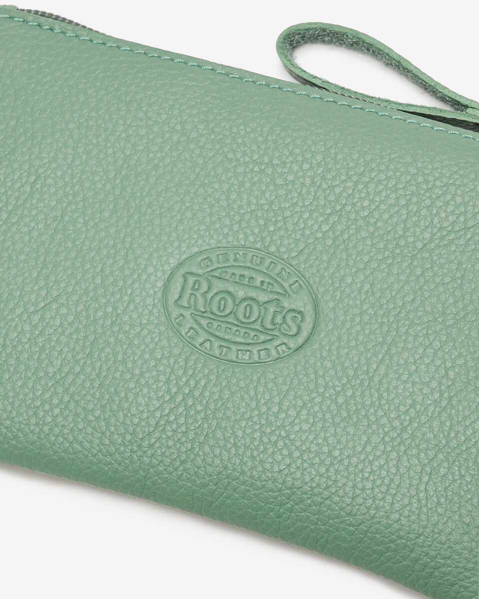 Pochette moyenne à glissière en cuir Cervino