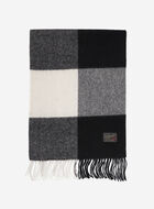 Écharpe en laine à carreaux