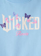 Kids Roots X Wicked Floral Crew Sweatshirt