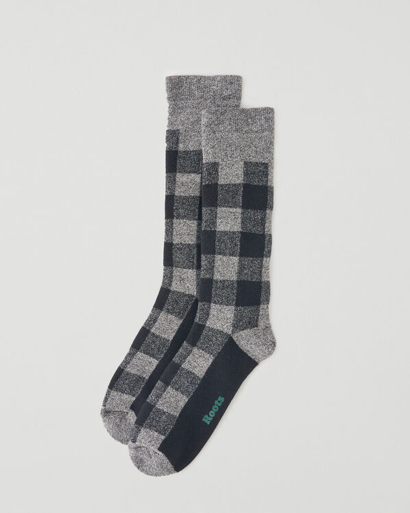 Mens Park Plaid Sock