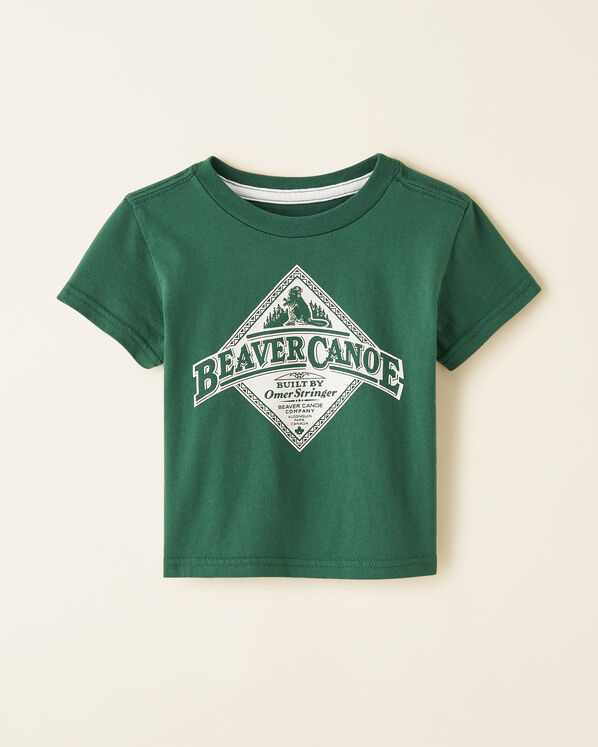 T-shirt décontracté Beaver Canoe pour bébé