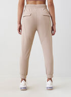 Pantalon en jersey bouclette et mélange modal