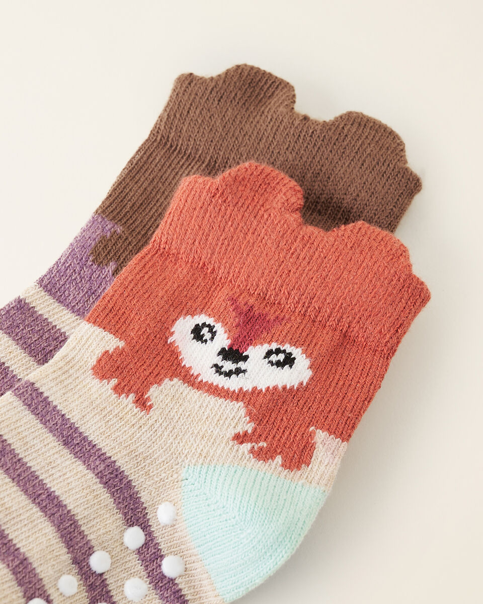 Toddler Forest Friends Sock 2 Pack