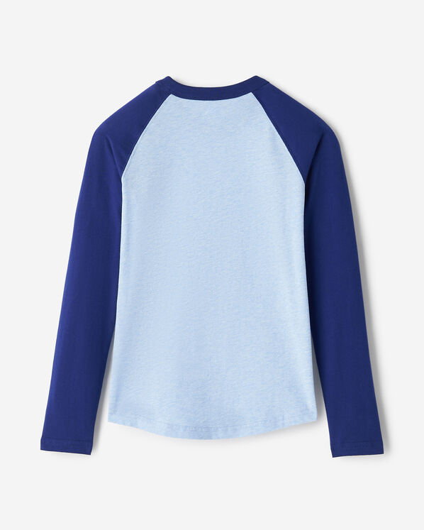 T-shirt style baseball Cooper en coton bio pour enfants T-shirt style baseball Cooper en coton bio pour enfants