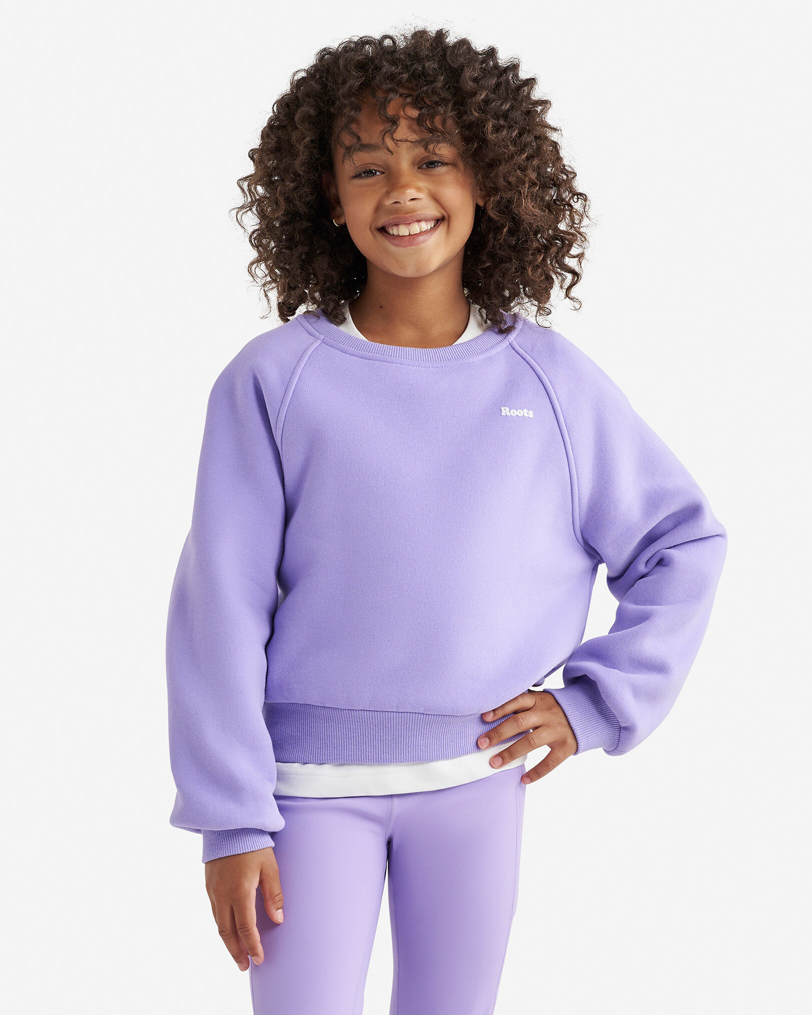 Girls Cloud Bubble Crew Sweatshirt
