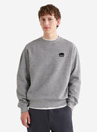 Chandail à col rond original décontracté en molleton de coton bio