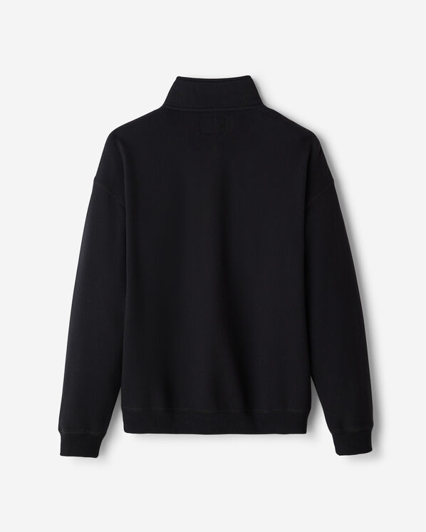 Chandail à col à glissière décontracté Cooper en coton bio