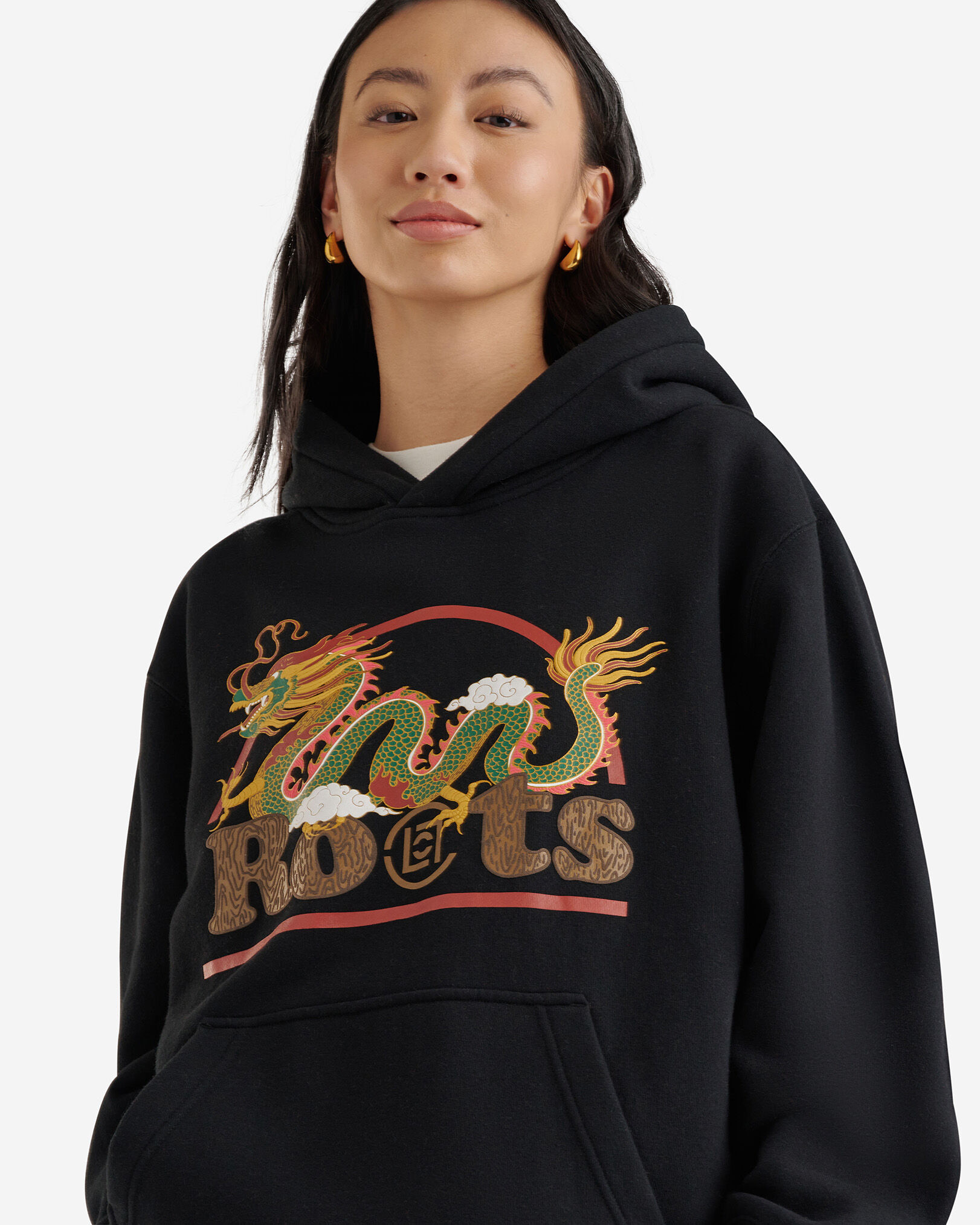 Roots X CLOT Lunar New Year Hoodie Gender Free Unisex
