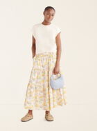 Floral Poplin Skirt