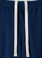 Pantalon en molleton à ourlet simple en coton bio