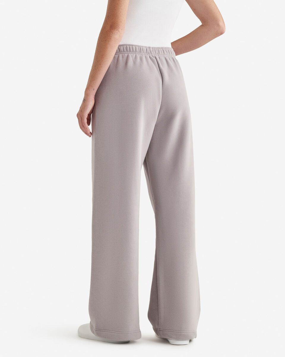 Pantalon en molleton nuage à jambe large