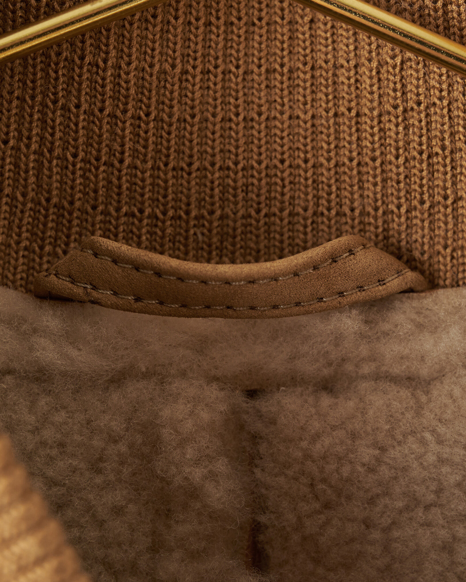 Shearling Varsity Jacket