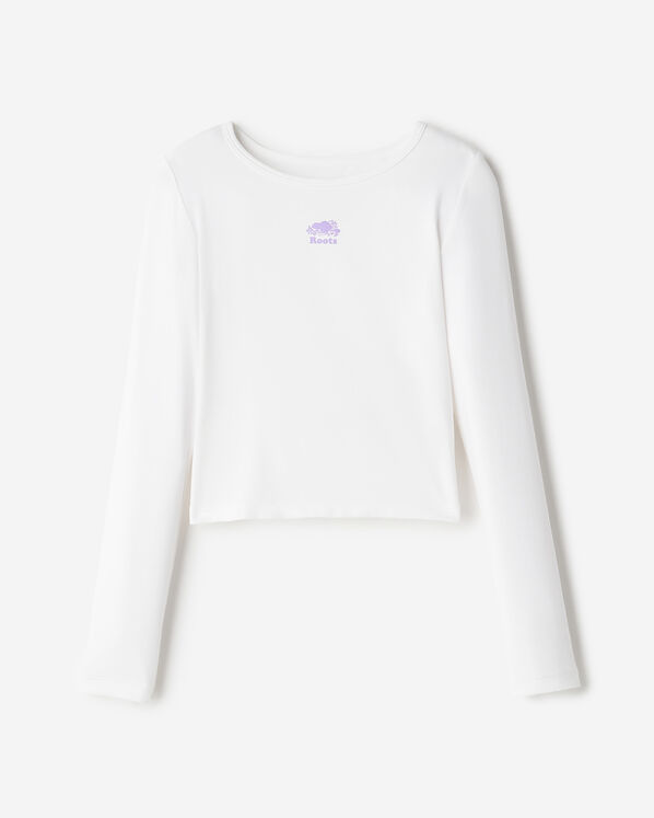 T-shirt sport &agrave; ourlet tulipe ajust&eacute; pour filles