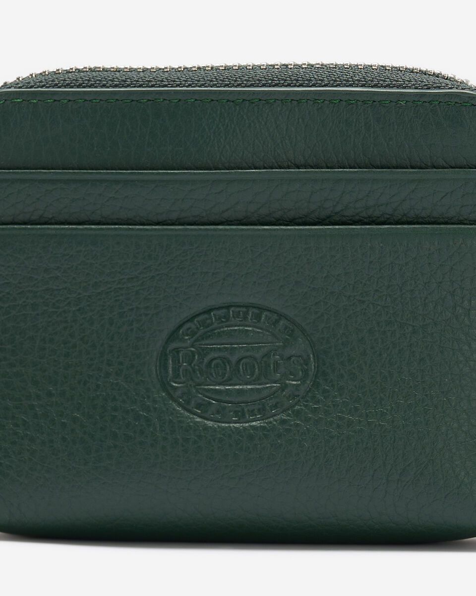 Pochette &agrave; glissi&egrave;re pour cartes en cuir Cervino