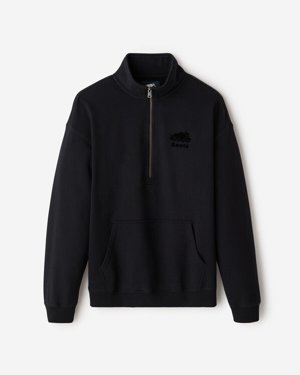 Organic Cooper Relaxed Half Zip Stein