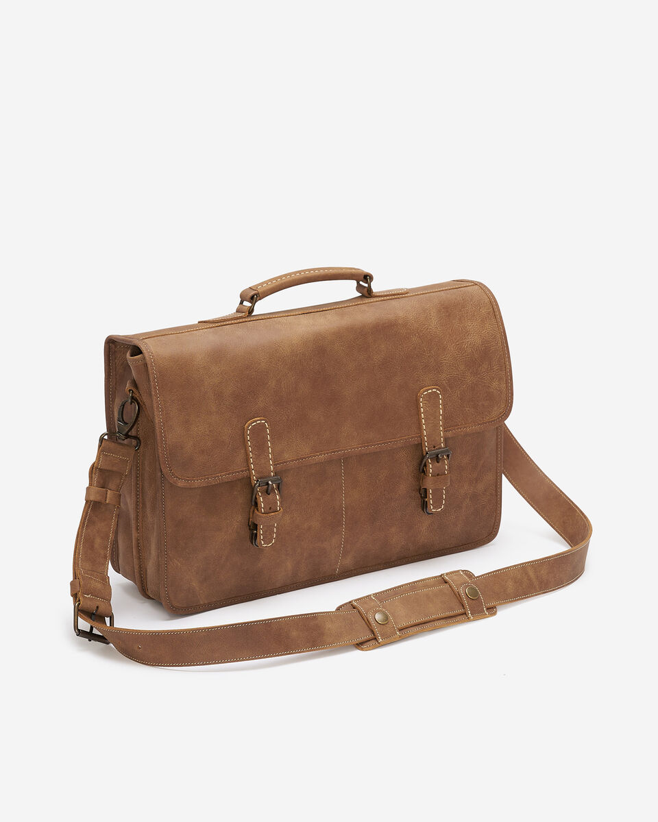 Porte-documents original en cuir Tribe