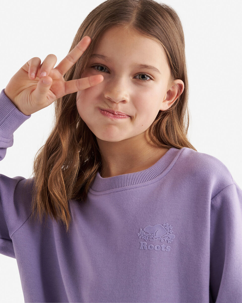 Girls Cozy Cinched Crew Sweatshirt